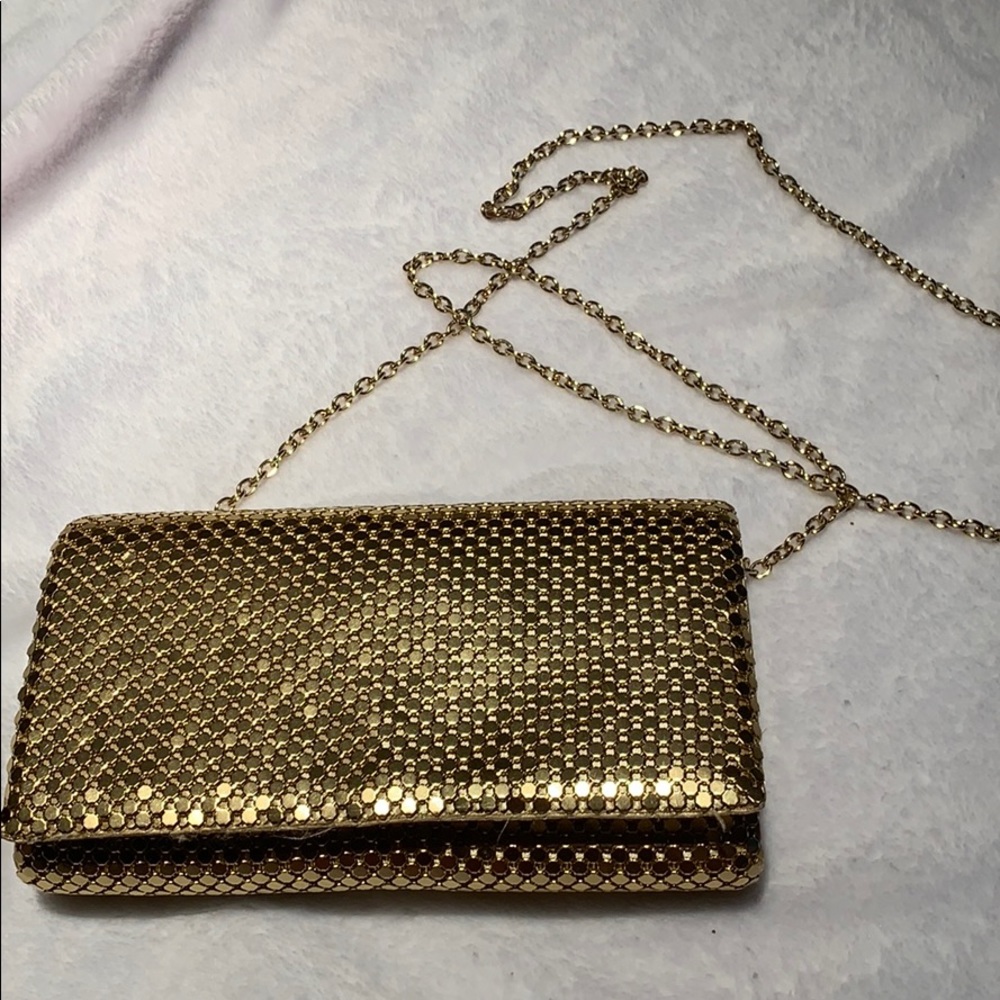 Evening clutch gold w/ or w/o chain